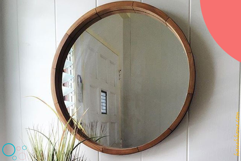 آینه دکوراتیو چوبی